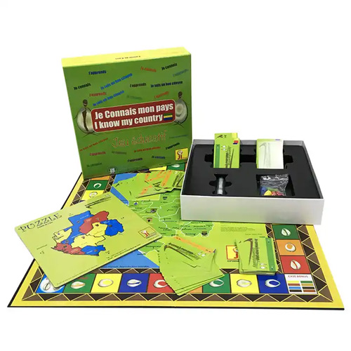 Wholesale customized design children fun eduction printing board game