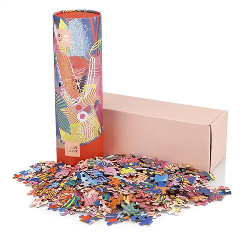 High Quality Personalized Custom Eco-friendly 500 1000 2000 Pieces Paper Cardboard Jigsaw Puzzle