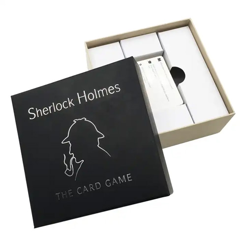 Custom Educational Sherlock Holmes Question Card Game