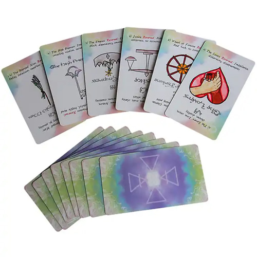 Custom Printing Spreads Love Angel Oracle Cards The Lovers Tarot Cards