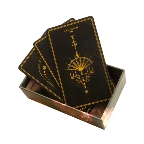 Custom Printing Affirmations Deck Gold Gilt Edges Tarot Cards With Boxes