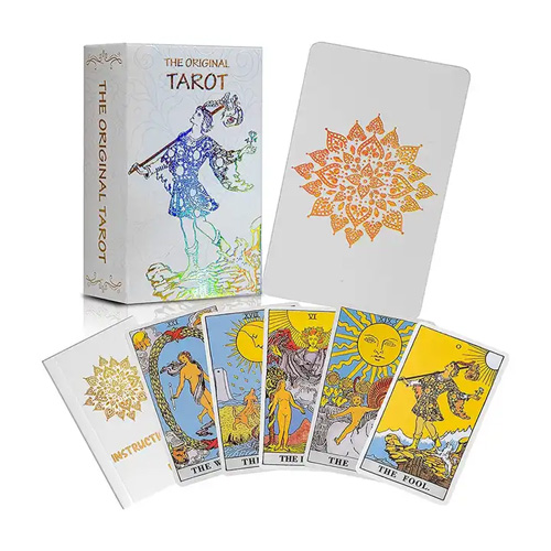 Custom deck Tarot Deck Mystical Divination Fate Party Card Games Wholesale Playing Card Printing Tarot Cards