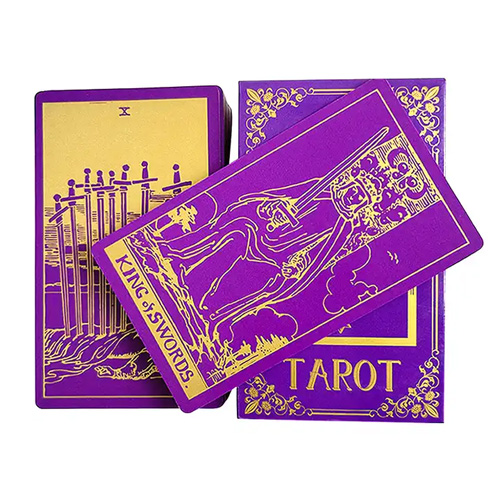 High -quality custom Print Tarot and Guide 78 basic Tarot Divination career academic love CARD