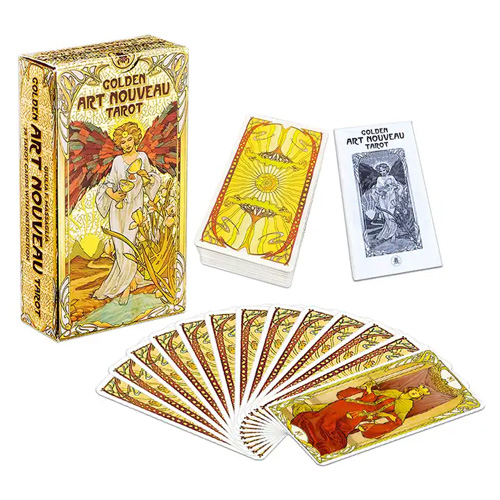 Card Game Custom Deck Gold Silver Foil Stamping Oracle Card Games Tarot Cards