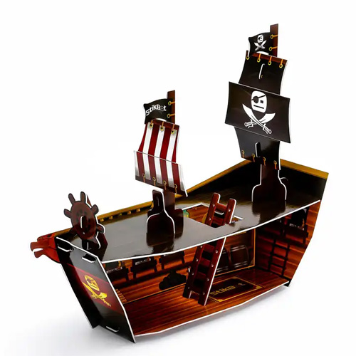 Custom Design 3D Paper Foam Jigsaw Puzzle Pirates Ship 3D puzzles For Kids